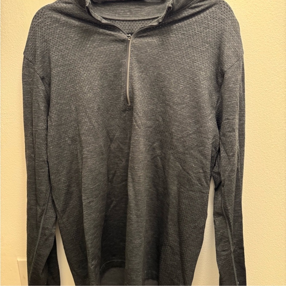 Metal Vent Tech Half Zip - Graphite Grey/Black